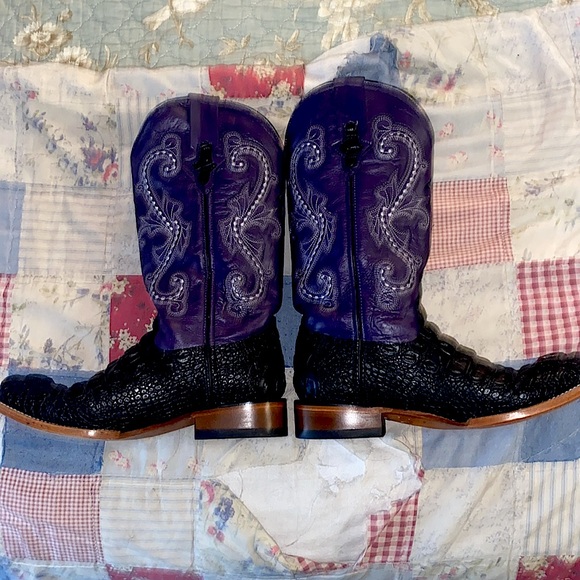 Ferrini all leather cowboy boots - Picture 5 of 13